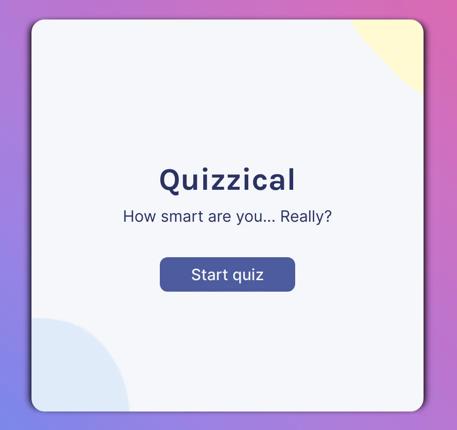 Quizzical